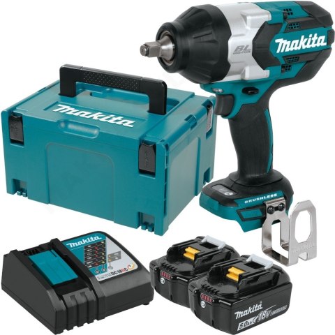 KLUCZ UDAROWY AKUMULATOROWY 1/2'' 1000NM 18V 2*5.0AH LI-ION KLUCZ UDAROWY AKUMULATOROWY 1/2'' 1000NM 18V 2*5.0AH LI-ION