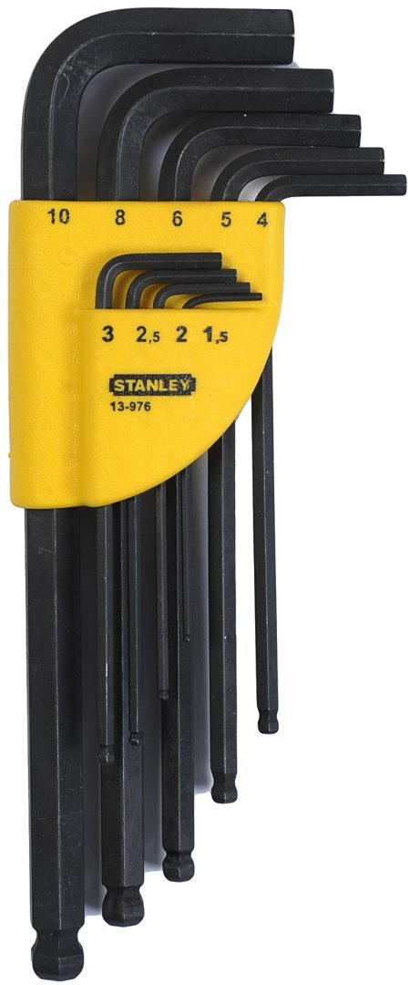 ZESTAW KLUCZY 6-KĄTNYCH DŁUGICH Z KOŃC. KULISTĄ 1.5-10MM ZESTAW KLUCZY 6-KĄTNYCH DŁUGICH Z KOŃC. KULISTĄ 1.5-10MM