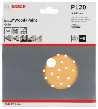 KRĄŻEK PRZYCZEPNY 150MM C470 G120 PERFOROWANY