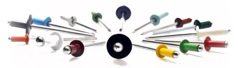 NIT ZRYWALNY ALUMINIOWO-STALOWY 4.0*10MM RAL 3000 NIT ZRYWALNY ALUMINIOWO-STALOWY 4.0*10MM RAL 3000