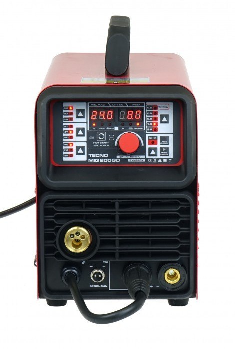 PÓŁAUTOMAT SPAWALNICZY TECNOMIG 200 GD MIG/MMA/TIG SYNERGIC PÓŁAUTOMAT SPAWALNICZY TECNOMIG 200 GD MIG/MMA/TIG SYNERGIC