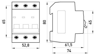 WYŁĄCZNIK NADPRĄDOWY MCB.PRO60 3P B20A 6KA