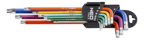 KLUCZE TORX T10-50 9 SZTUK KOLOROWE KLUCZE TORX T10-50 9 SZTUK KOLOROWE