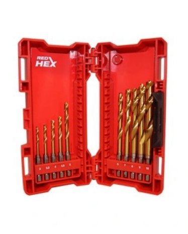 WIERTŁO DO METALU HSS TI.10PC SET-10 PC WIERTŁO DO METALU HSS TI.10PC SET-10 PC