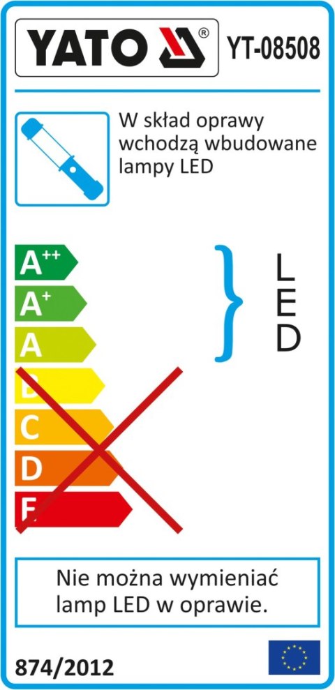 LAMPA WARSZTATOWA SMD 3.5W +3W LED