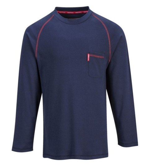 BLUZA TRUDNOPALNA BIZFLAME FR01 GRANATOWA ROZMIAR L