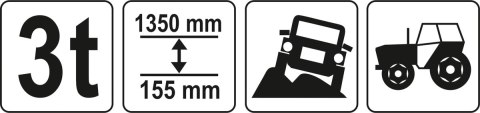 PODNOŚNIK FARMERSKI 3T 60'' PODNOŚNIK FARMERSKI 3T 60''