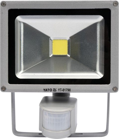 REFLEKTOR DIODOWY Z CZUJNIKIEM RUCHU 20W REFLEKTOR DIODOWY Z CZUJNIKIEM RUCHU 20W