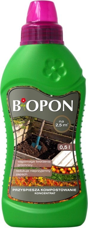 KONCENTRAT PRZYSPIESZAJĄCY KOMPOSTOWANIE W PŁYNIE 0.5L KONCENTRAT PRZYSPIESZAJĄCY KOMPOSTOWANIE W PŁYNIE 0.5L