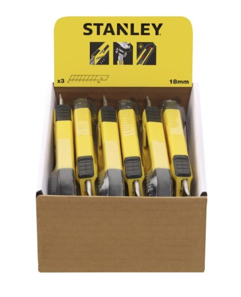 NÓŻ PLASTIKOWY Z 3 OSTRZAMI TPR 18MM NÓŻ PLASTIKOWY Z 3 OSTRZAMI TPR 18MM