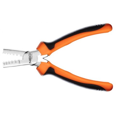 SZCZYPCE DO ZACISKANIA KOŃCÓWEK 0.25-2.5MM2, 140MM SZCZYPCE DO ZACISKANIA KOŃCÓWEK 0.25-2.5MM2, 140MM