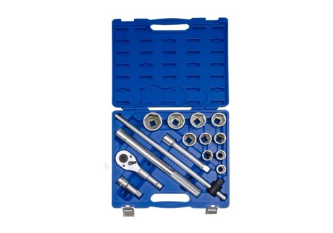 ZESTAW NASADEK 3/4'' 14 CZĘŚCI KRÓTKIE 6-KĄT. 22-50MM +ACC ZESTAW NASADEK 3/4'' 14 CZĘŚCI KRÓTKIE 6-KĄT. 22-50MM +ACC