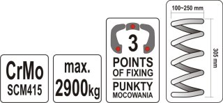 ŚCIĄGACZ DO SPRĘŻYN MCPHERSONA 2.9 T