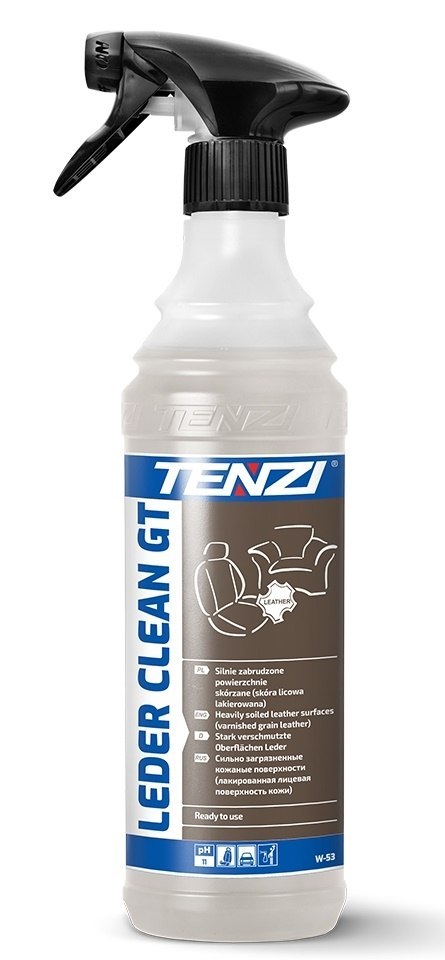 ŚRODEK DO CZYSZCZENIA SKÓRZ. TAPICERKI LEDER CLEAN GT 0.6L ŚRODEK DO CZYSZCZENIA SKÓRZ. TAPICERKI LEDER CLEAN GT 0.6L