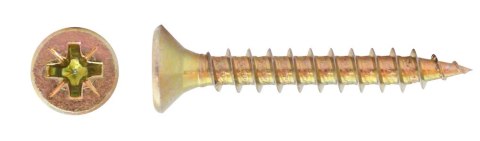 WKRĘT DO DREWNA OCYNK ŻÓŁTY 3.5*35MM WKRĘT DO DREWNA OCYNK ŻÓŁTY 3.5*35MM