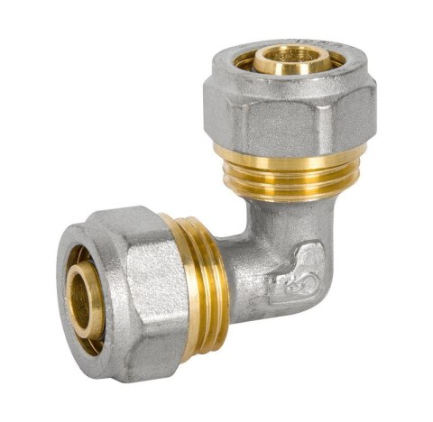 KOLANO PEX-AL-PEX CHROM 25*20 PODWÓJNE KOLANO PEX-AL-PEX CHROM 25*20 PODWÓJNE