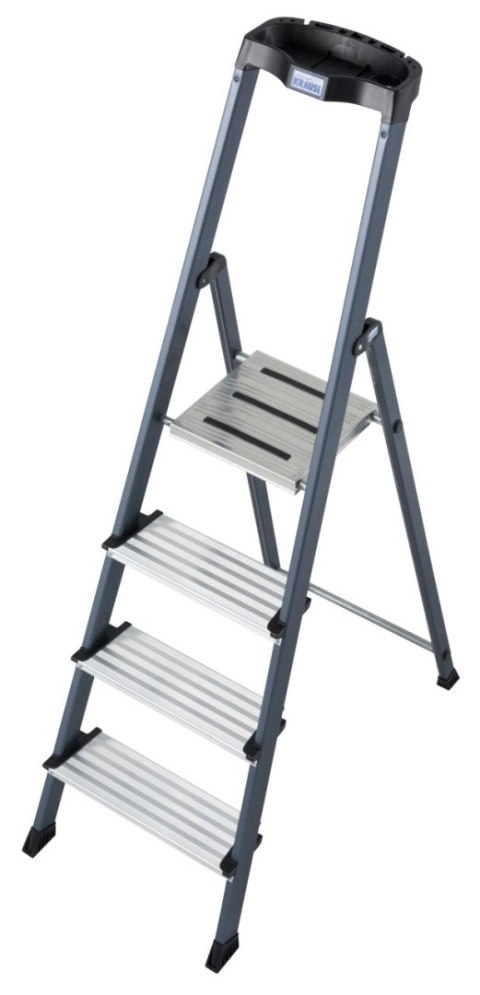 DRABINA ALUMINIOWA WOLNOSTOJĄCA SECURO 4 SZCZEBLE DRABINA ALUMINIOWA WOLNOSTOJĄCA SECURO 4 SZCZEBLE