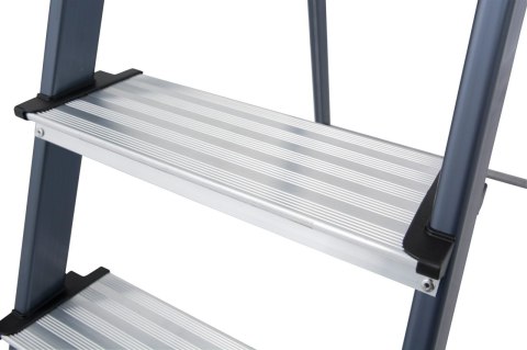 DRABINA ALUMINIOWA WOLNOSTOJĄCA SECURO 4 SZCZEBLE DRABINA ALUMINIOWA WOLNOSTOJĄCA SECURO 4 SZCZEBLE