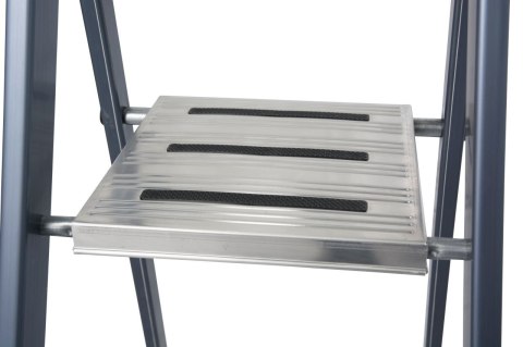 DRABINA ALUMINIOWA WOLNOSTOJĄCA SECURO 5 SZCZEBLI DRABINA ALUMINIOWA WOLNOSTOJĄCA SECURO 5 SZCZEBLI