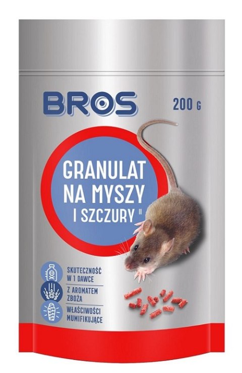 GRANULAT NA MYSZY I SZCZURY SASZETEKA 200G GRANULAT NA MYSZY I SZCZURY SASZETEKA 200G