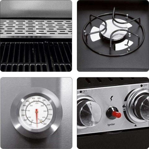 GRILL GAZOWY 6+1 STAL NIERDZEWNA 20.2KW GRILL GAZOWY 6+1 STAL NIERDZEWNA 20.2KW