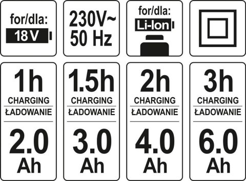 PODWÓJNA ŁADOWARKA 18V PODWÓJNA ŁADOWARKA 18V