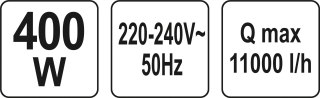 POMPA ZATAPIALNA 400W