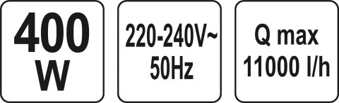 POMPA ZATAPIALNA 400W POMPA ZATAPIALNA 400W
