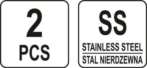 SKROBAKI STALOWE NIERDZEWNE KPL 2 SZT SKROBAKI STALOWE NIERDZEWNE KPL 2 SZT