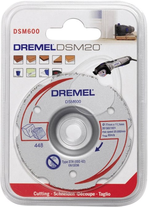 TARCZA TNĄCA DO CIĘĆ POWIERZCHOWNYCH DSM DREMEL TARCZA TNĄCA DO CIĘĆ POWIERZCHOWNYCH DSM DREMEL