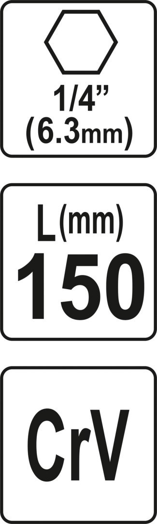 UCHWYT DO BITÓW 1/4*150MM SZYBKOMOCUJĄCY UCHWYT DO BITÓW 1/4*150MM SZYBKOMOCUJĄCY