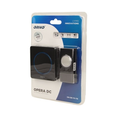 DZWONEK BEZPRZEWODOWY BATERYJNY 48 DZWIĘKÓW 100M OPERA DZWONEK BEZPRZEWODOWY BATERYJNY 48 DZWIĘKÓW 100M OPERA