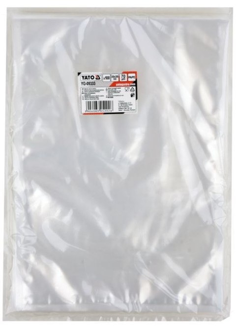 WORKI DO PAKOWAREK PROŻNIOWYCH 250*350MM 100SZT. WORKI DO PAKOWAREK PROŻNIOWYCH 250*350MM 100SZT.