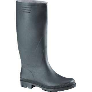 BUTY WYSOKIE ZAWODOWE PCV CZARNE R.44