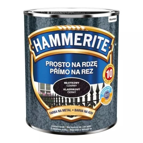 EMALIA HAMMERITE MŁOTKOWY CZARNY 0,7L EMALIA HAMMERITE MŁOTKOWY CZARNY 0,7L