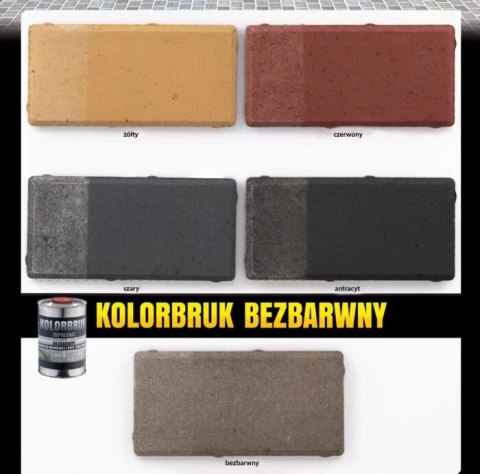 KOLORBRUK IMPREGNAT KOLORYZUJACY DO KOSTKI BRUK. CZERWONY 1L KOLORBRUK IMPREGNAT KOLORYZUJACY DO KOSTKI BRUK. CZERWONY 1L