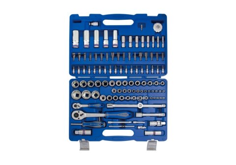 KOMPLET NASADEK 1/4''+1/2' 110CZ. Z AKCESORIAMI KOMPLET NASADEK 1/4''+1/2' 110CZ. Z AKCESORIAMI