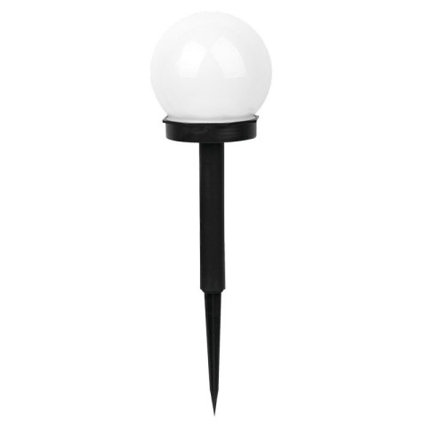 LAMPA SOLARNA 6500K LED KULA BIAŁA PLASTIK CZARNY LAMPA SOLARNA 6500K LED KULA BIAŁA PLASTIK CZARNY
