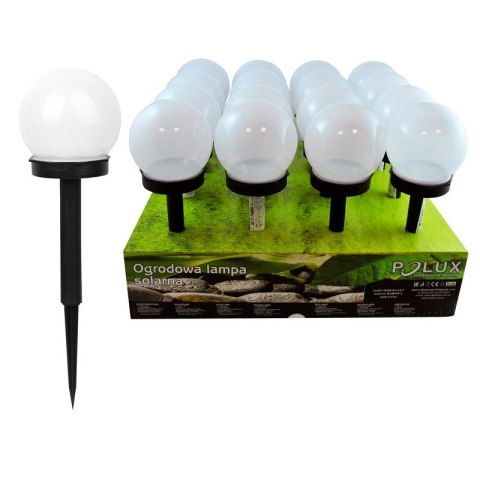 LAMPA SOLARNA 6500K LED KULA BIAŁA PLASTIK CZARNY LAMPA SOLARNA 6500K LED KULA BIAŁA PLASTIK CZARNY