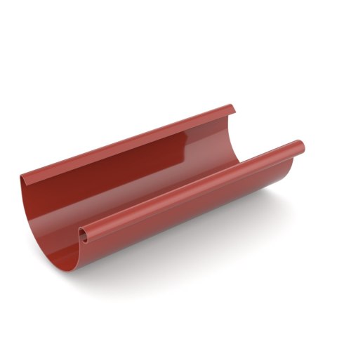 RYNNA DACHOWA PVC 125MM 3M CZERWONY BRYZA RYNNA DACHOWA PVC 125MM 3M CZERWONY BRYZA