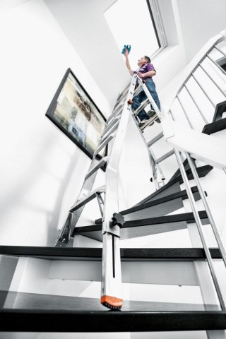 DRABINA ALUMINIOWA PRZEGUBOWA TELEVARIO 4*5 SZCZEBLI, 6,4M