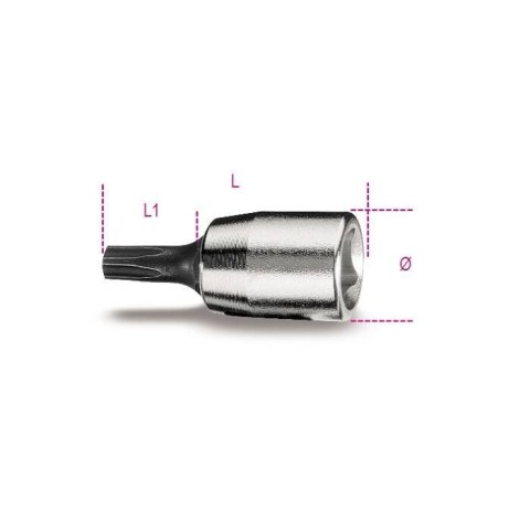 NASADKA TRZPIENIOWA PROFIL PIĘCIORAMIENNY TORX T10 NASADKA TRZPIENIOWA PROFIL PIĘCIORAMIENNY TORX T10