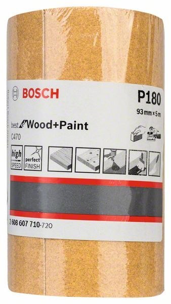ROLKA SZLIFIERSKA BEST F/WOOD 93MM*5M P180 ROLKA SZLIFIERSKA BEST F/WOOD 93MM*5M P180
