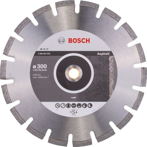 TARCZA DIAMENTOWA PROF. FOR ASPHALT 350MM 25.4MM