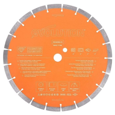 PRZECINARKA DO BETONU EVOLUTION R300DCT + PD300SEG-CS PRZECINARKA DO BETONU EVOLUTION R300DCT + PD300SEG-CS