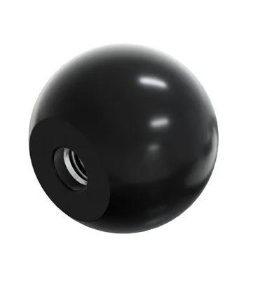 UCHWYT BAKELITOWY 'KULA' CZARNY M5*25MM DIN319C UCHWYT BAKELITOWY 'KULA' CZARNY M5*25MM DIN319C