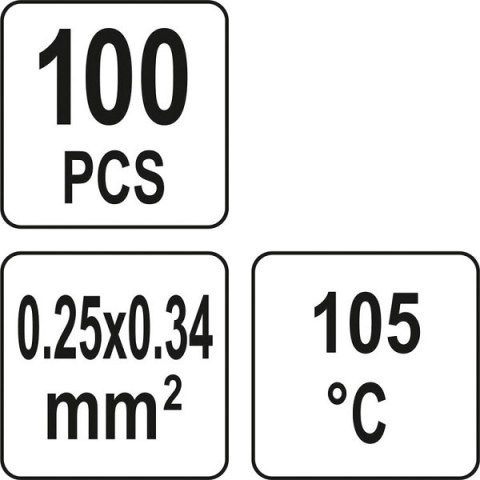 ZESTAW RUREK TERMOKURCZLIWYCH Z CYNĄ 0.25-0.34MM2., 100SZT ZESTAW RUREK TERMOKURCZLIWYCH Z CYNĄ 0.25-0.34MM2., 100SZT
