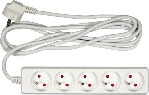 PRZEDŁUŻACZ ELEKTR./BIAŁY/ 5G Z/U 3M PRZEDŁUŻACZ ELEKTR./BIAŁY/ 5G Z/U 3M