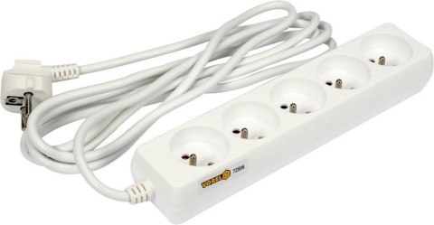 PRZEDŁUŻACZ ELEKTR./BIAŁY/ 5G Z/U 3M PRZEDŁUŻACZ ELEKTR./BIAŁY/ 5G Z/U 3M