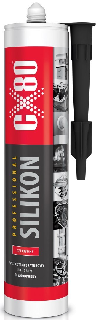 SLIKON PROFESSIONAL CZERWONY WYSOKOTEMPERATUROWY 310ML SLIKON PROFESSIONAL CZERWONY WYSOKOTEMPERATUROWY 310ML